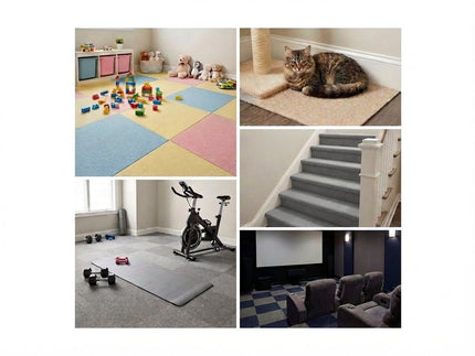 10 Teppichfliesen-Hacks, die Sie noch nicht kannten