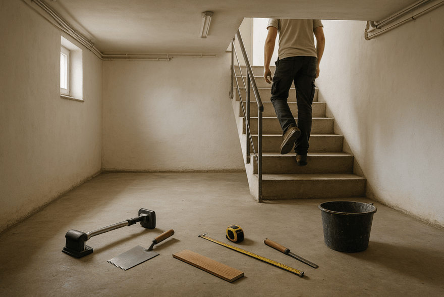 Schimmel im Keller vermeiden: Die richtige Wahl der Bodenbeläge für den Keller