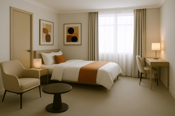Teppichfliesen im Hotelzimmer: Die perfekte Balance aus Atmosphäre, Ak