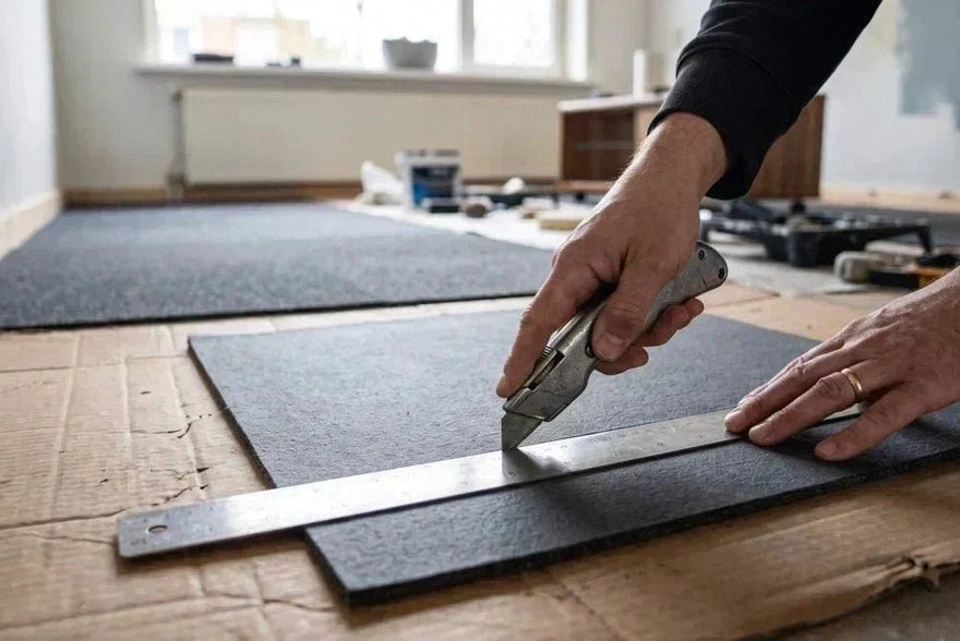 Teppichfliesen schneiden: Schritt für Schritt zu sauberen Kanten