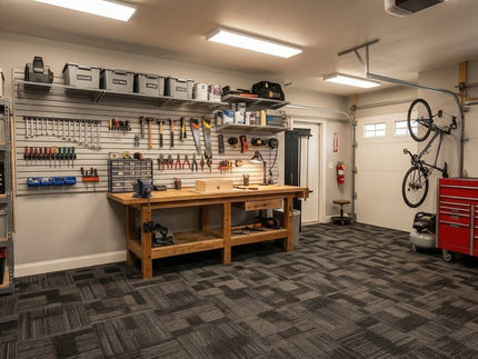 Die besten Teppichfliesen für Garage und Schuppen: Praktische Tipps